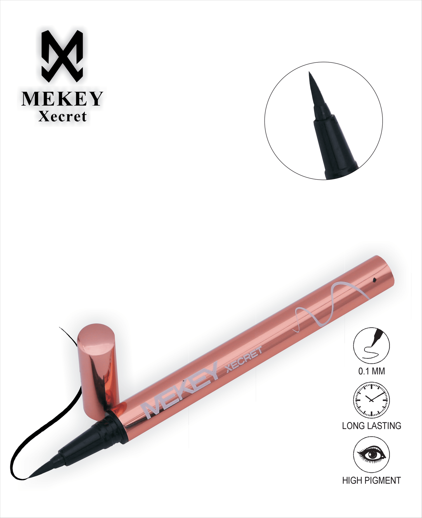 Mekeyxecret Waterproof Longlasting Marker Eyeliner