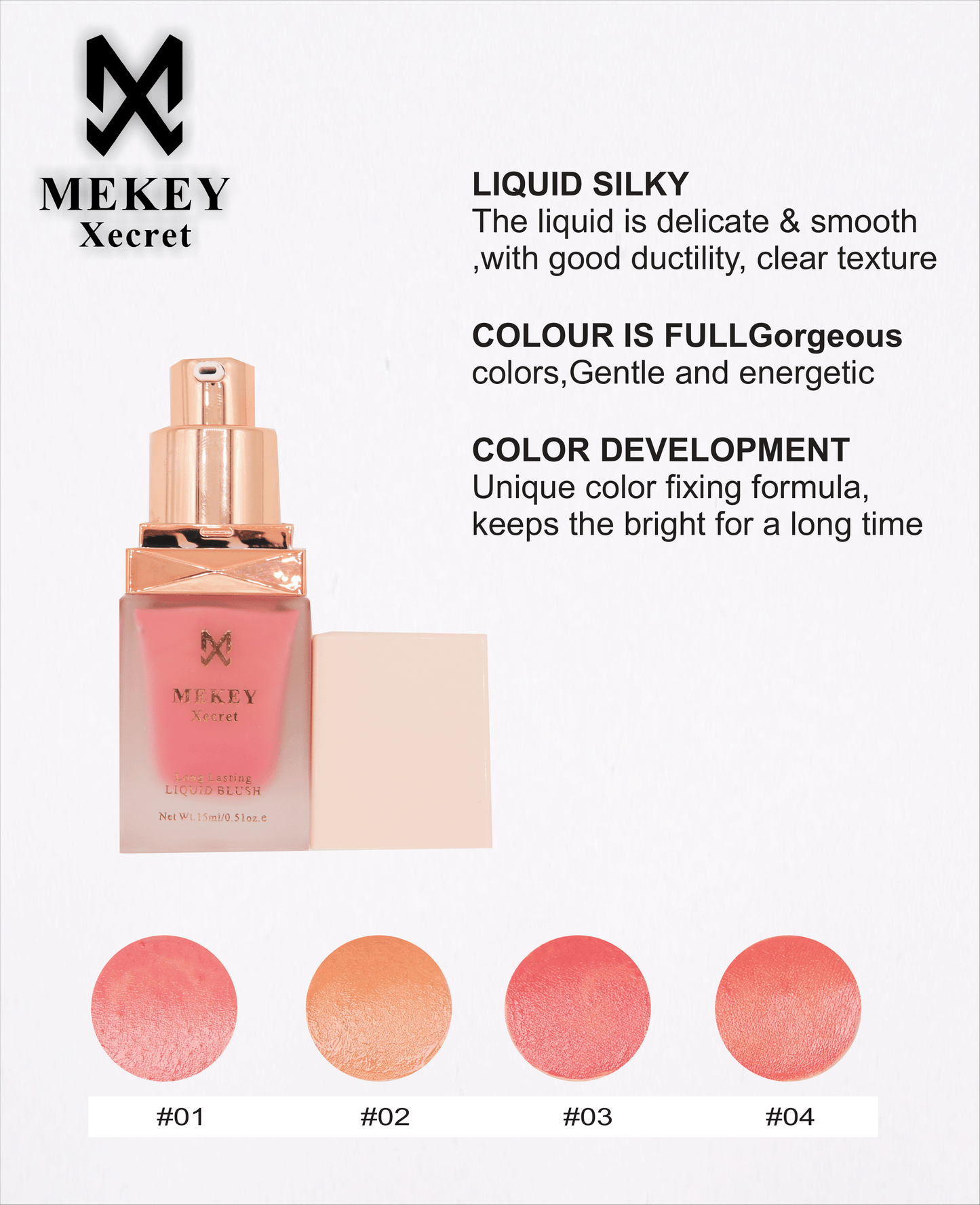 Mekeyxecret Velvet Liquid Blush